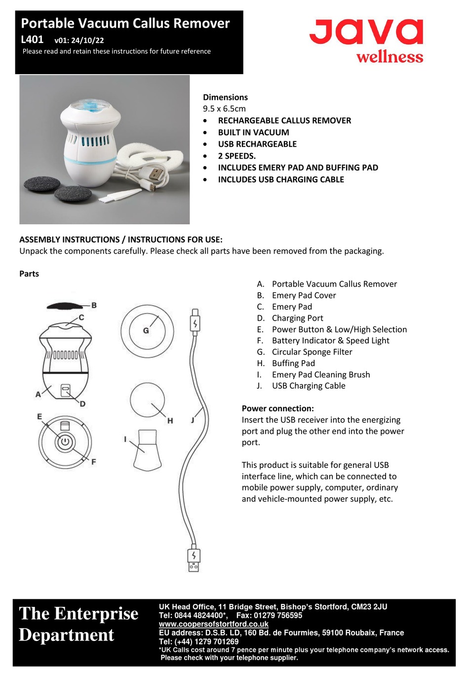 Java Wellness L401 Assembly Instructions Pdf Download Manualslib