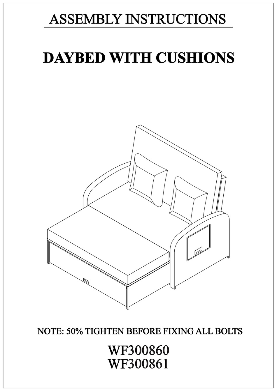 OVERSTOCK WF300860 ASSEMBLY INSTRUCTIONS MANUAL Pdf Download ManualsLib