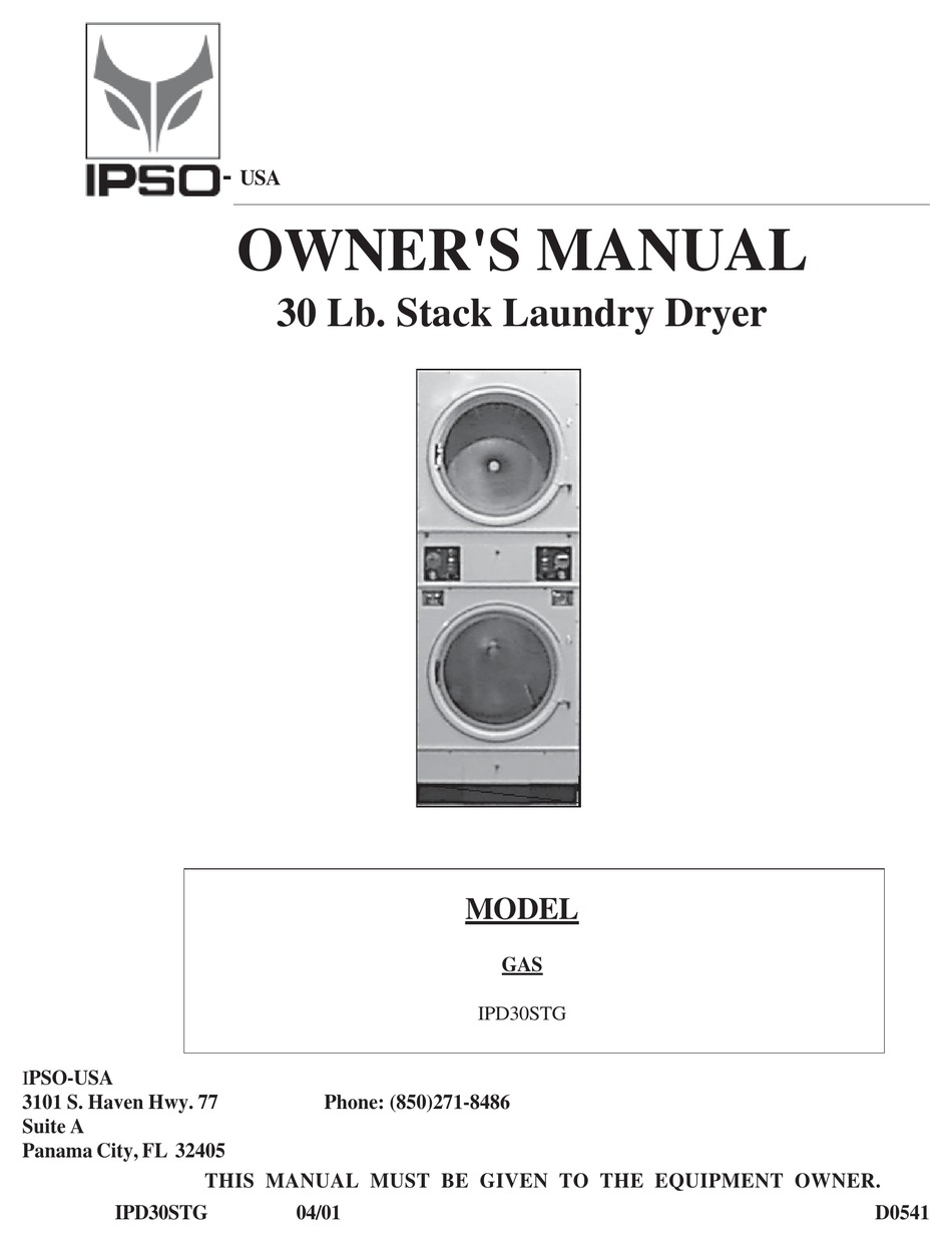 IPSO IPD30STG OWNER