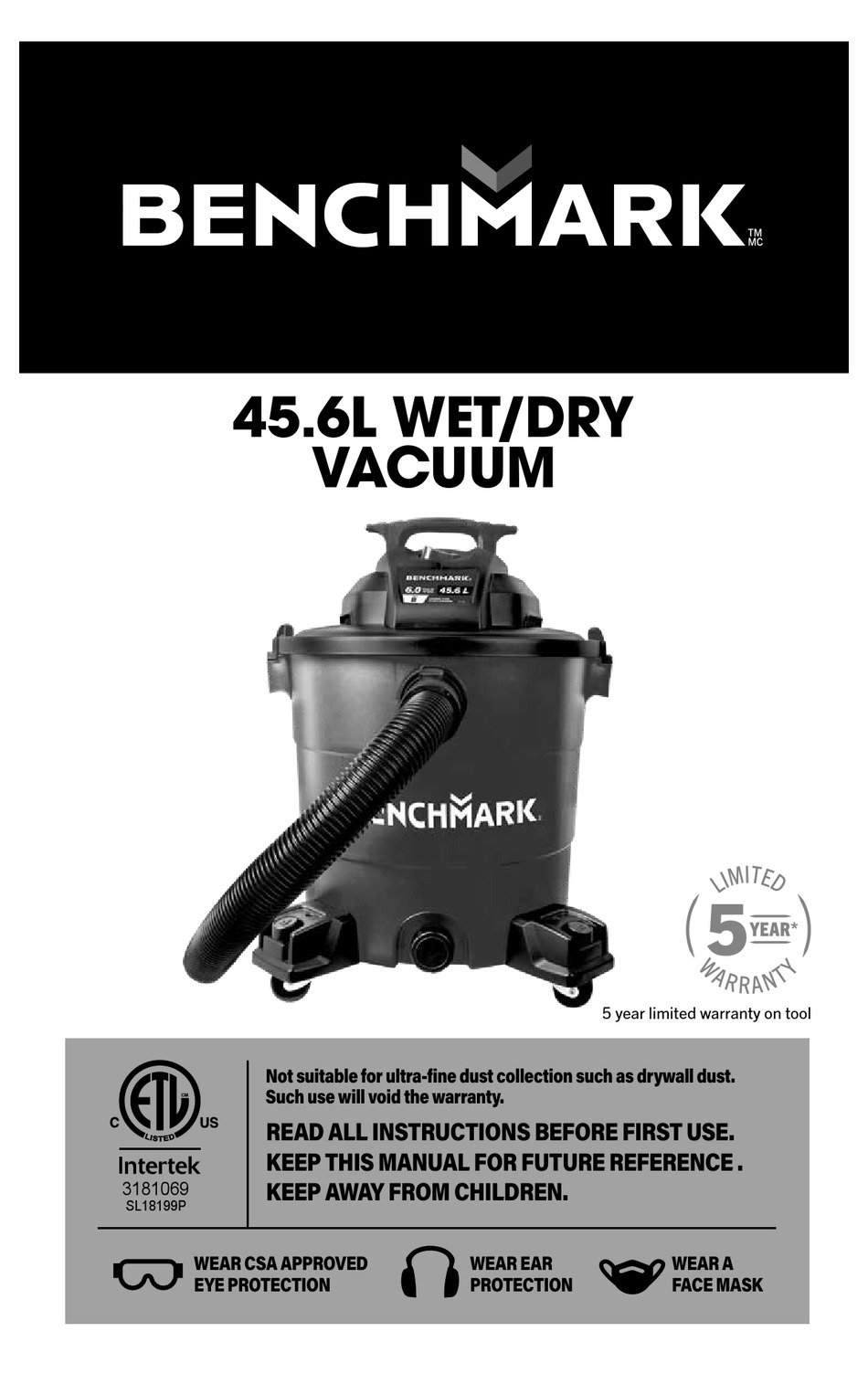 BENCHMARK 1277028 INSTRUCTIONS MANUAL Pdf Download ManualsLib