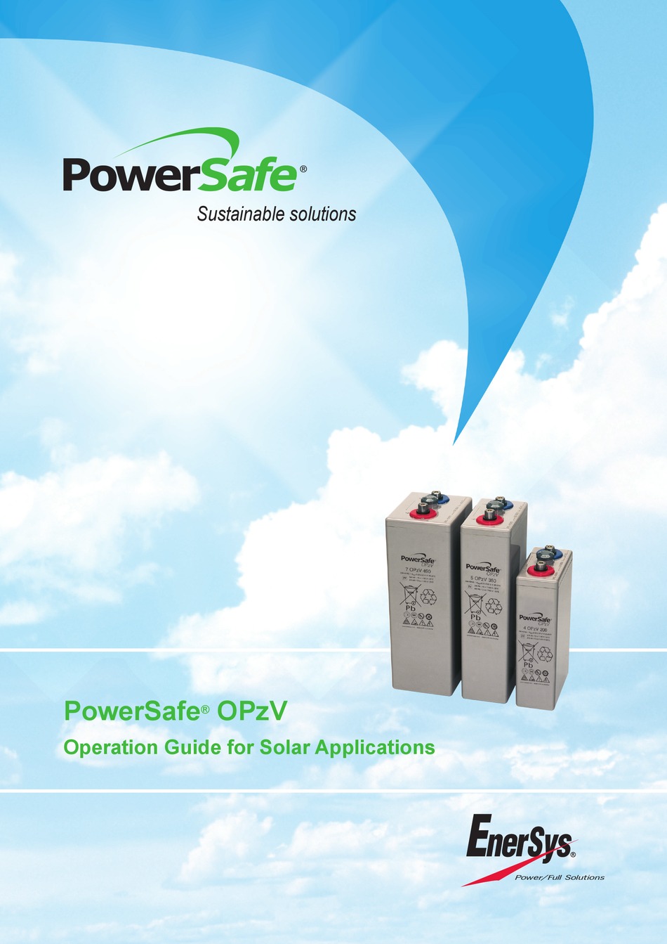ENERSYS POWERSAFE OPZV OPERATION MANUAL Pdf Download ManualsLib
