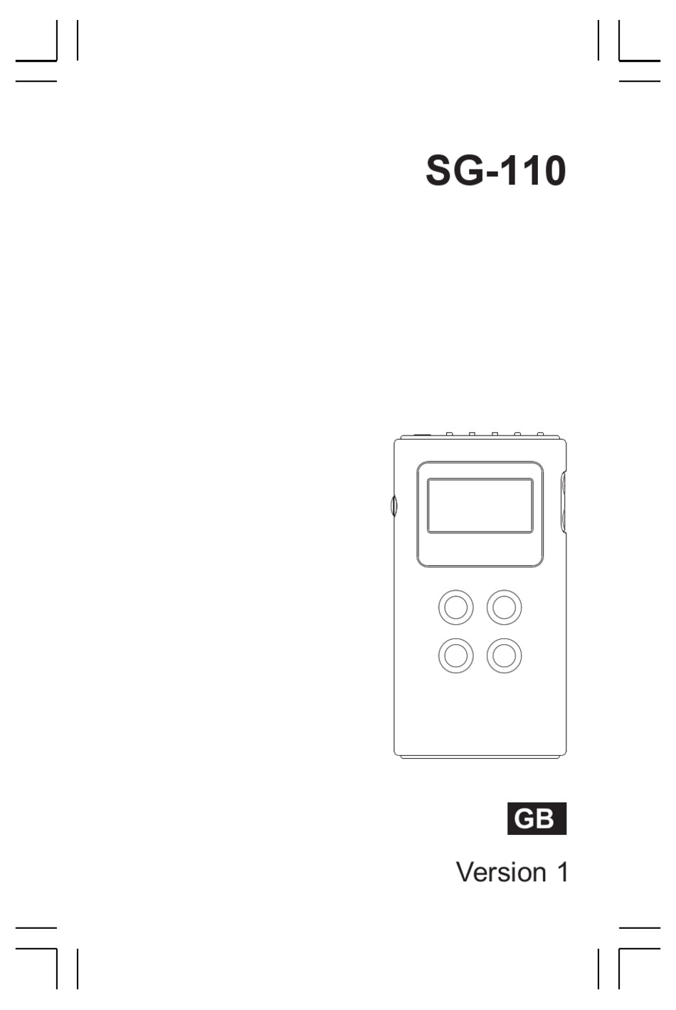 SANGEAN SG110 OWNER'S MANUAL Pdf Download ManualsLib