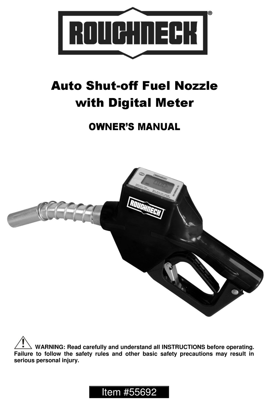 ROUGHNECK 55692 OWNER'S MANUAL Pdf Download ManualsLib