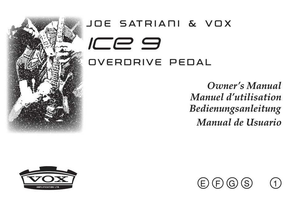 VOX ICE 9 OWNER'S MANUAL Pdf Download ManualsLib