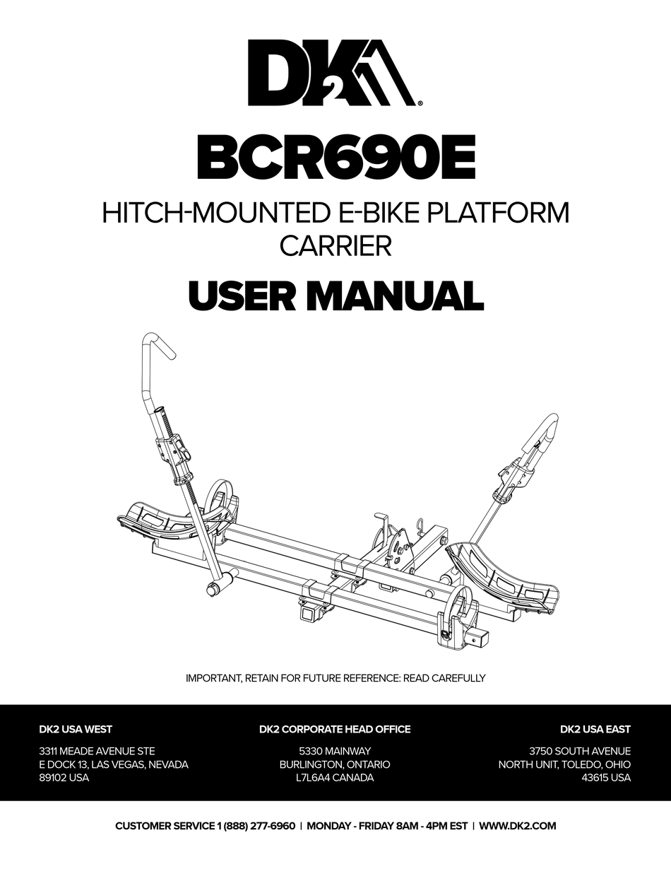 DK2 BCR690E USER MANUAL Pdf Download ManualsLib