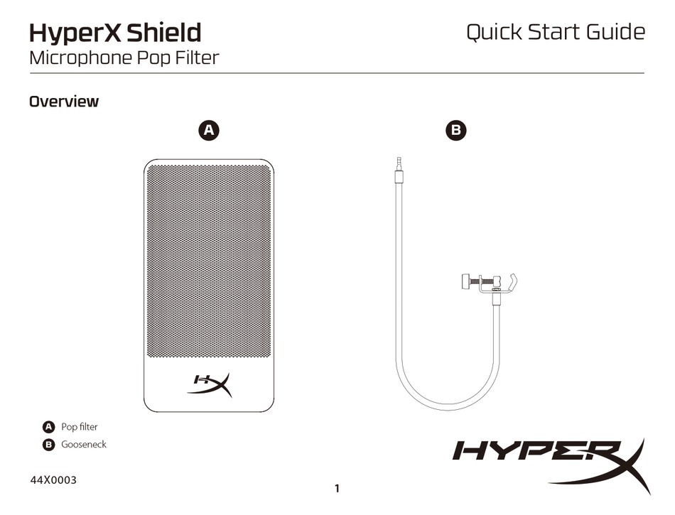 HYPERX SHIELD QUICK START MANUAL Pdf Download ManualsLib