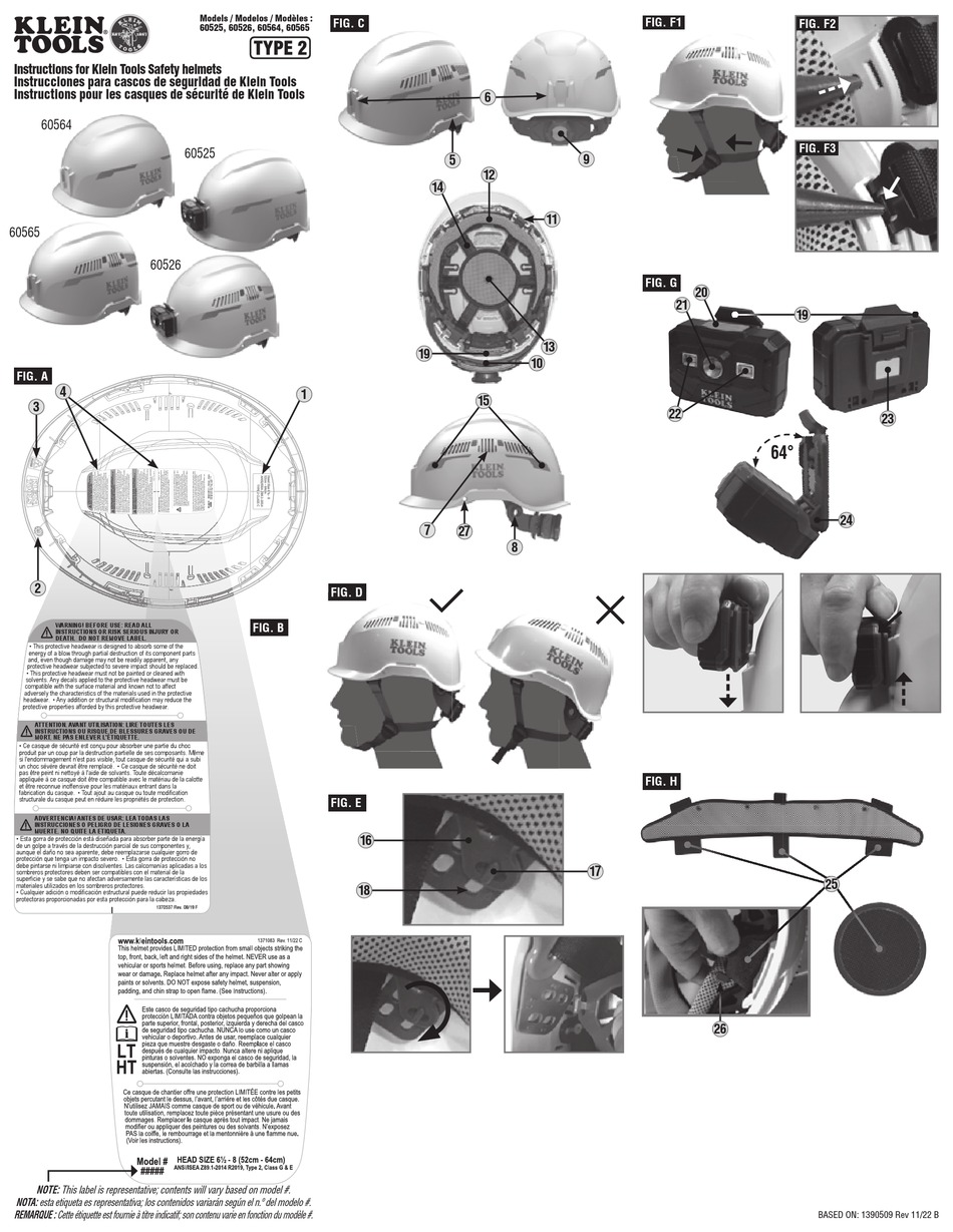 KLEIN TOOLS 60564 INSTRUCTIONS Pdf Download ManualsLib