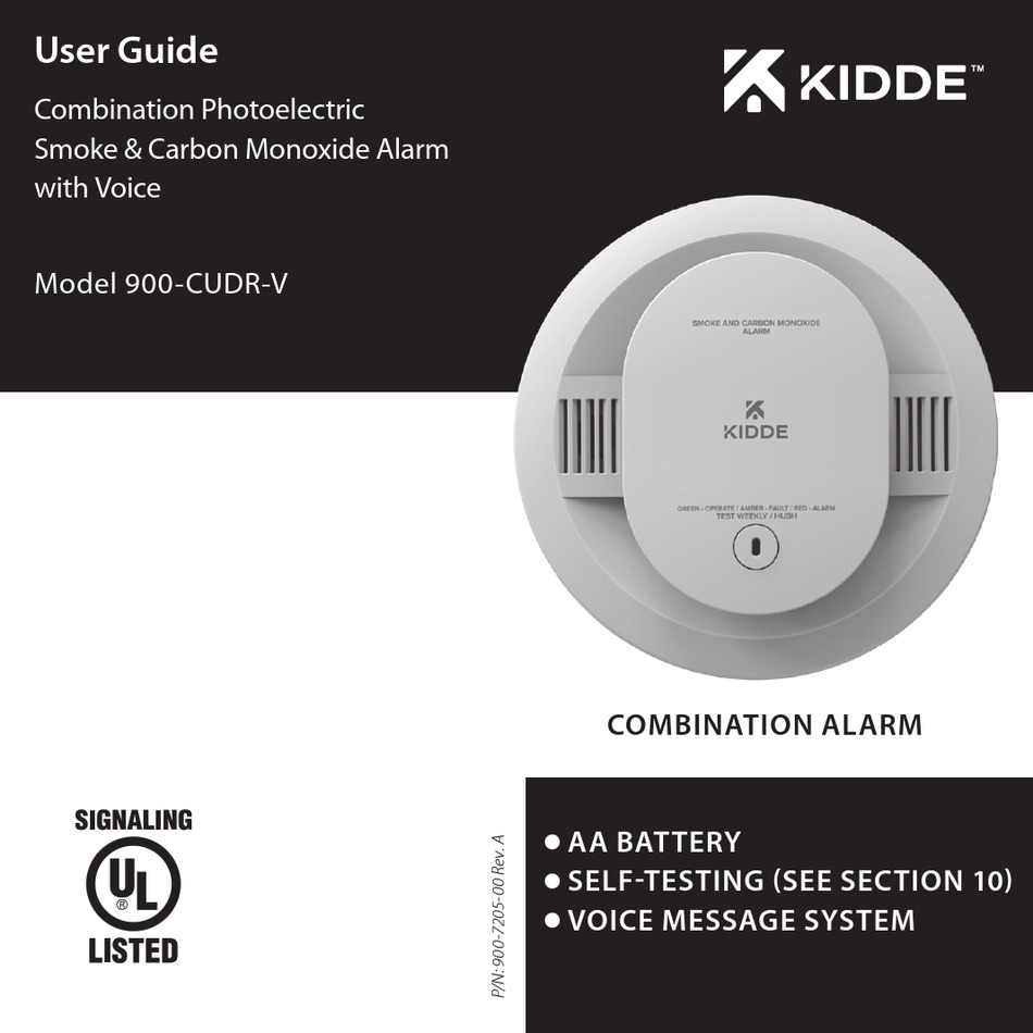 KIDDE 900CUDRV USER MANUAL Pdf Download ManualsLib
