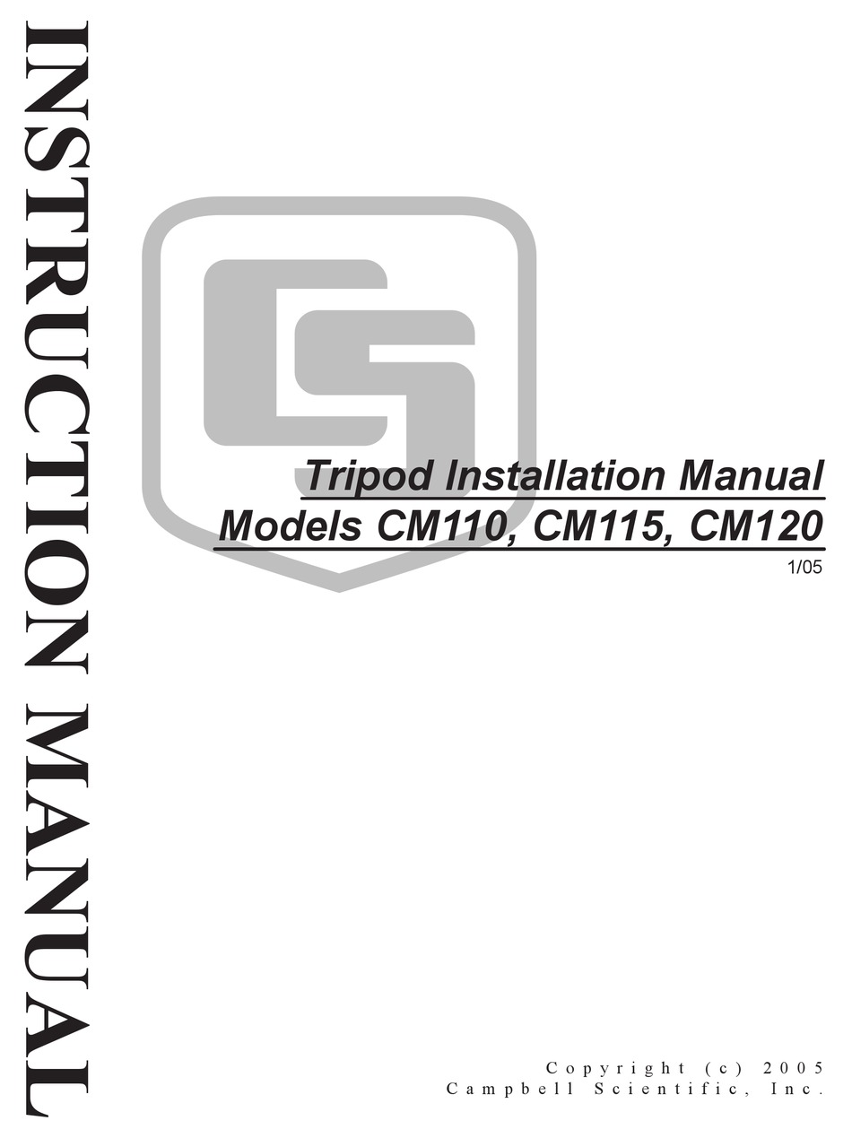 CAMPBELL CM110 INSTALLATION MANUAL Pdf Download | ManualsLib