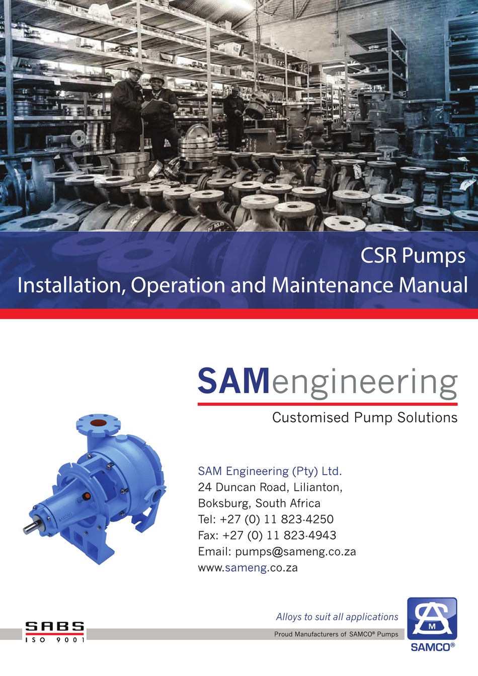 SAMCO CSR INSTALLATION MANUAL Pdf Download ManualsLib
