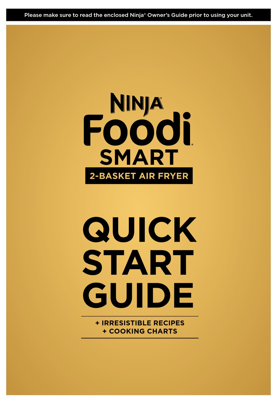 NINJA FOODI SMART DZ275 SERIES QUICK START MANUAL Pdf Download | ManualsLib