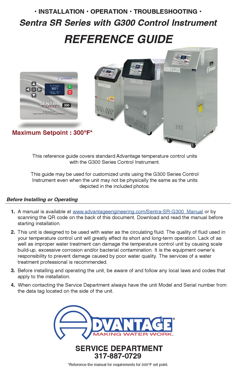 ADVANTAGE SENTRA SR SERIES REFERENCE MANUAL Pdf Download ManualsLib