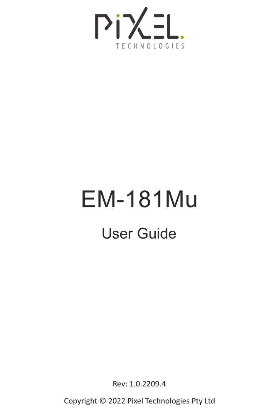 pixel-em-181mu-user-manual-pdf-download-manualslib