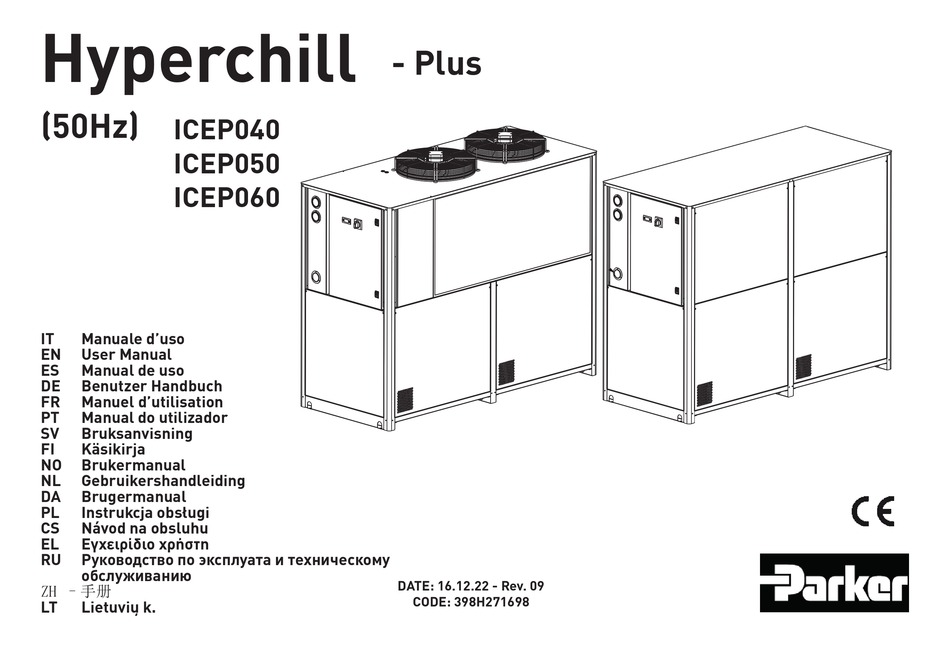PARKER HYPERCHILL PLUS ICEP040 USER MANUAL Pdf Download ManualsLib