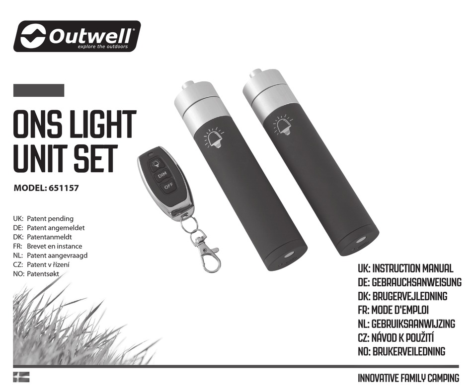 OUTWELL ONS LIGHT UNIT SET INSTRUCTION MANUAL Pdf Download ManualsLib