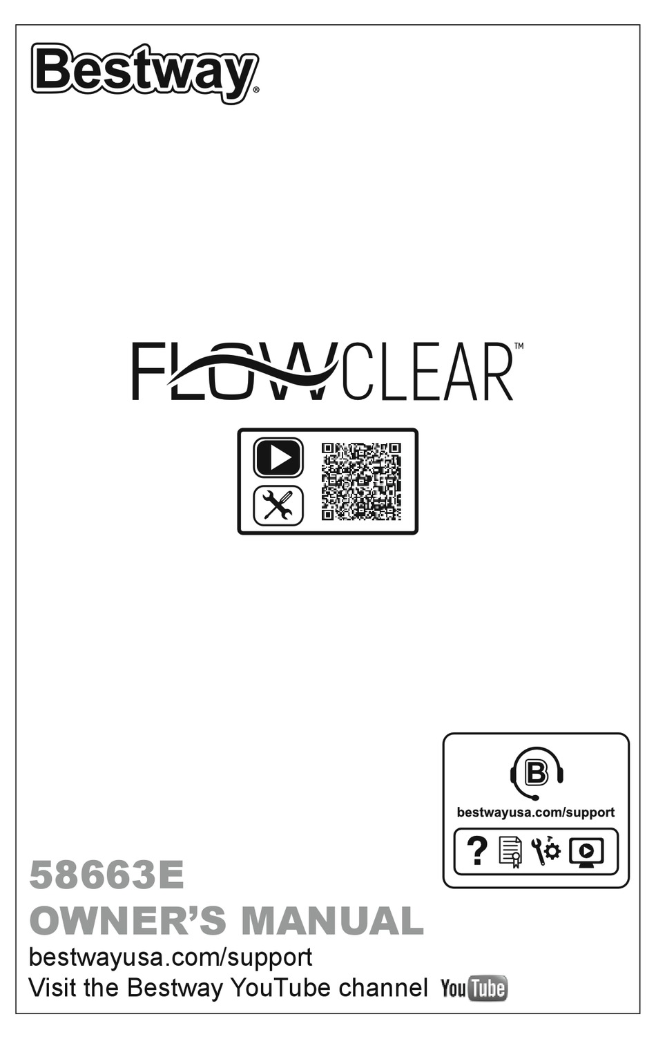 BESTWAY FLOWCLEAR 58663E OWNER'S MANUAL Pdf Download ManualsLib