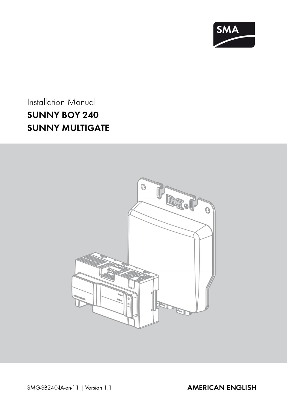 SMA SUNNY BOY 240 INSTRUCTION MANUAL Pdf Download ManualsLib
