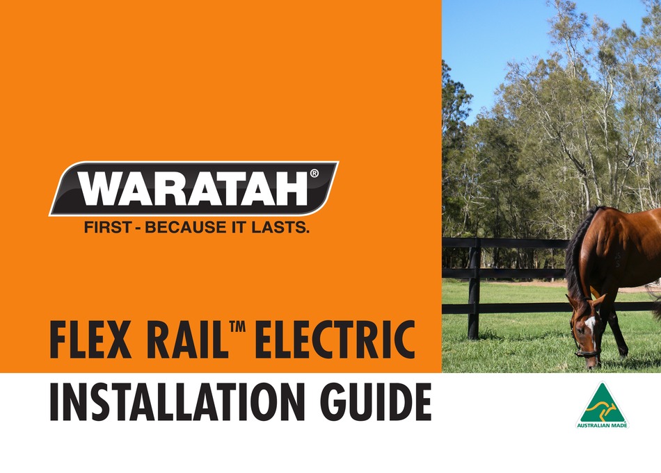WARATAH FLEX RAIL ELECTRIC INSTALLATION MANUAL Pdf Download ManualsLib
