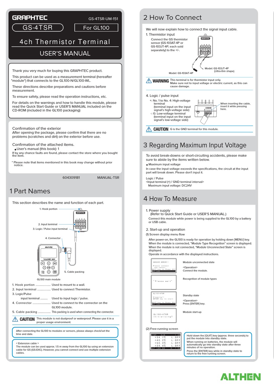 GRAPHTEC GS4TSR USER MANUAL Pdf Download ManualsLib