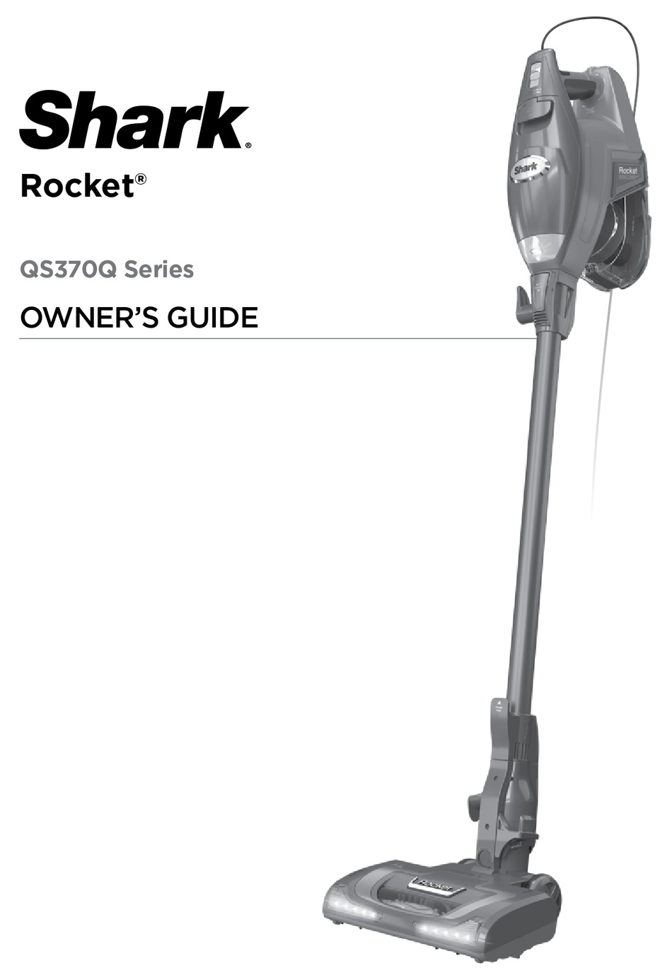 SHARK ROCKET QS370Q SERIES OWNER'S MANUAL Pdf Download ManualsLib