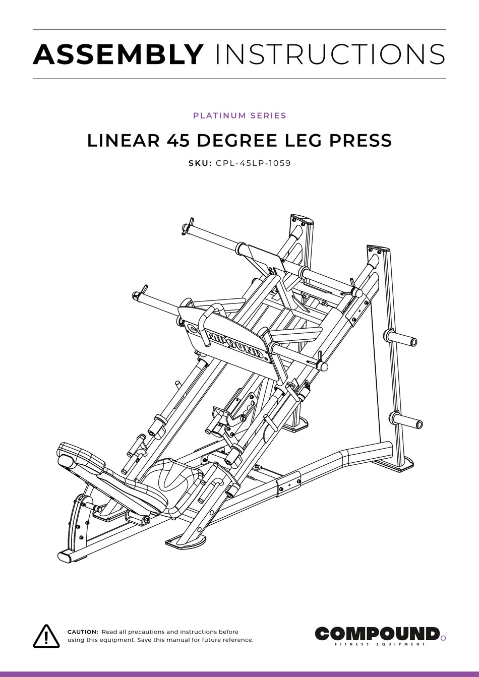 COMPOUND PLATINUM SERIES ASSEMBLY INSTRUCTIONS MANUAL Pdf Download