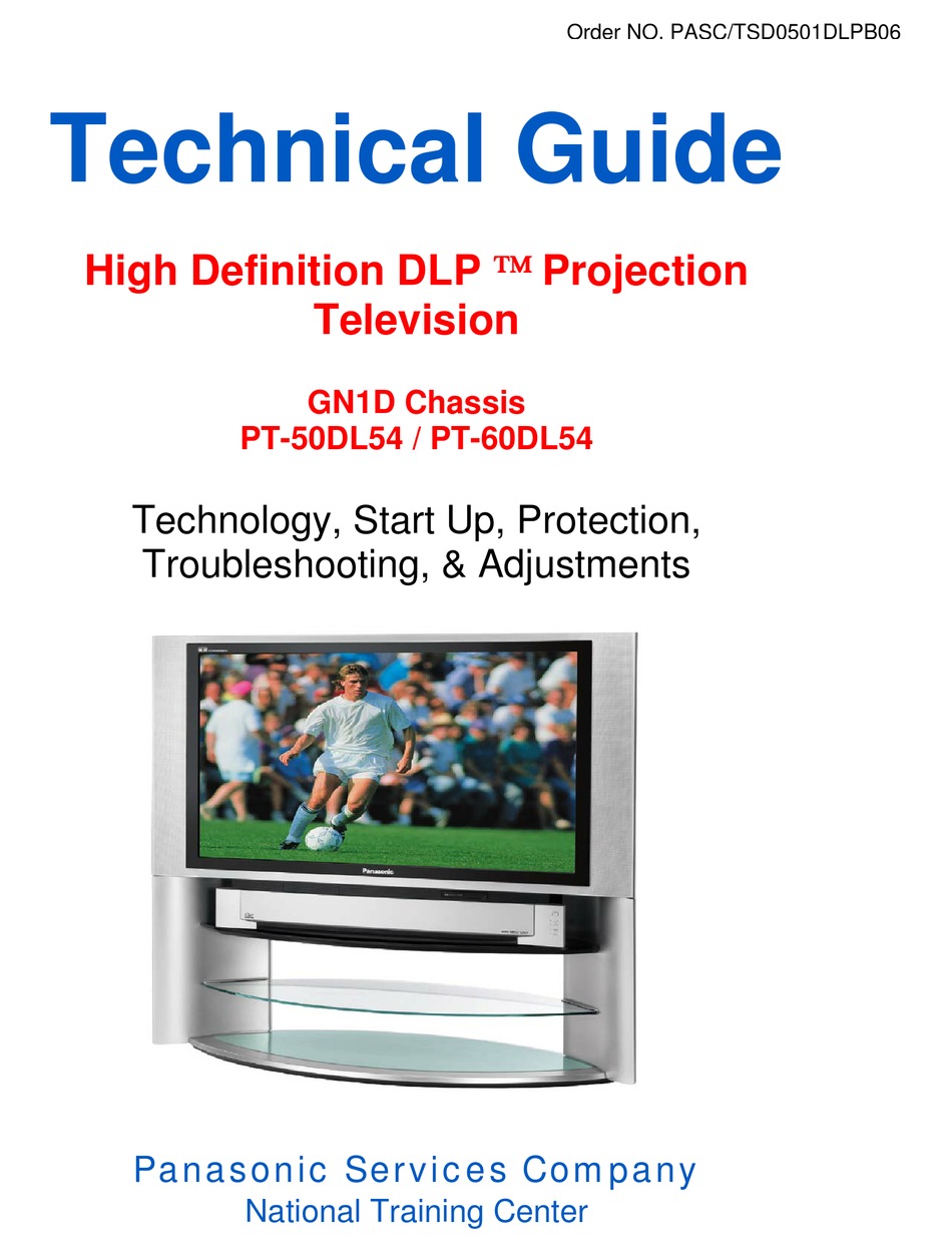 PANASONIC PT50DL54 TECHNICAL MANUAL Pdf Download ManualsLib