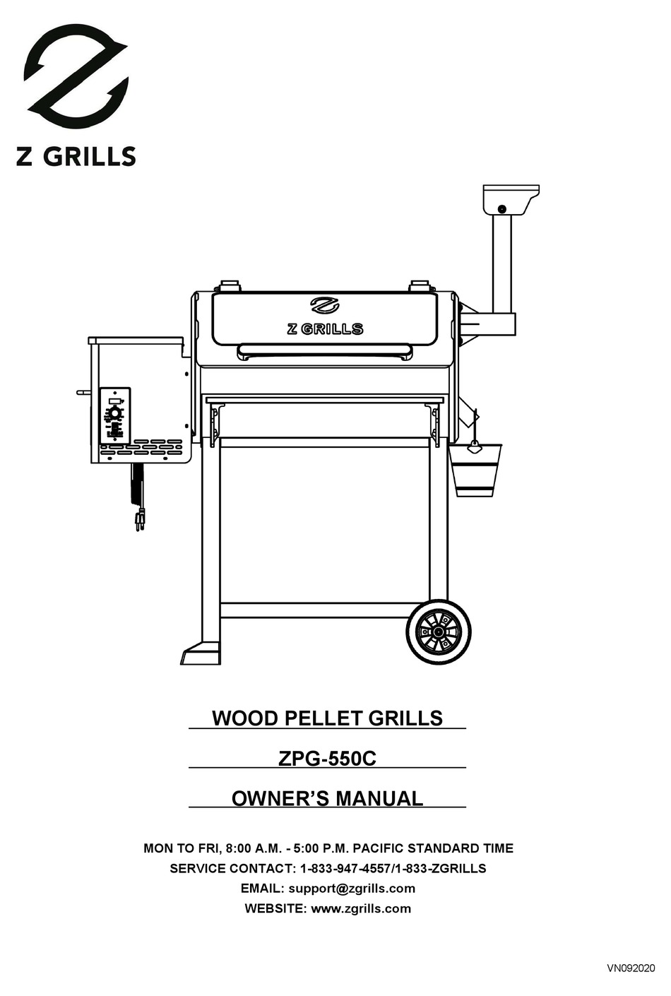 Z GRILLS ZPG550C OWNER'S MANUAL Pdf Download ManualsLib