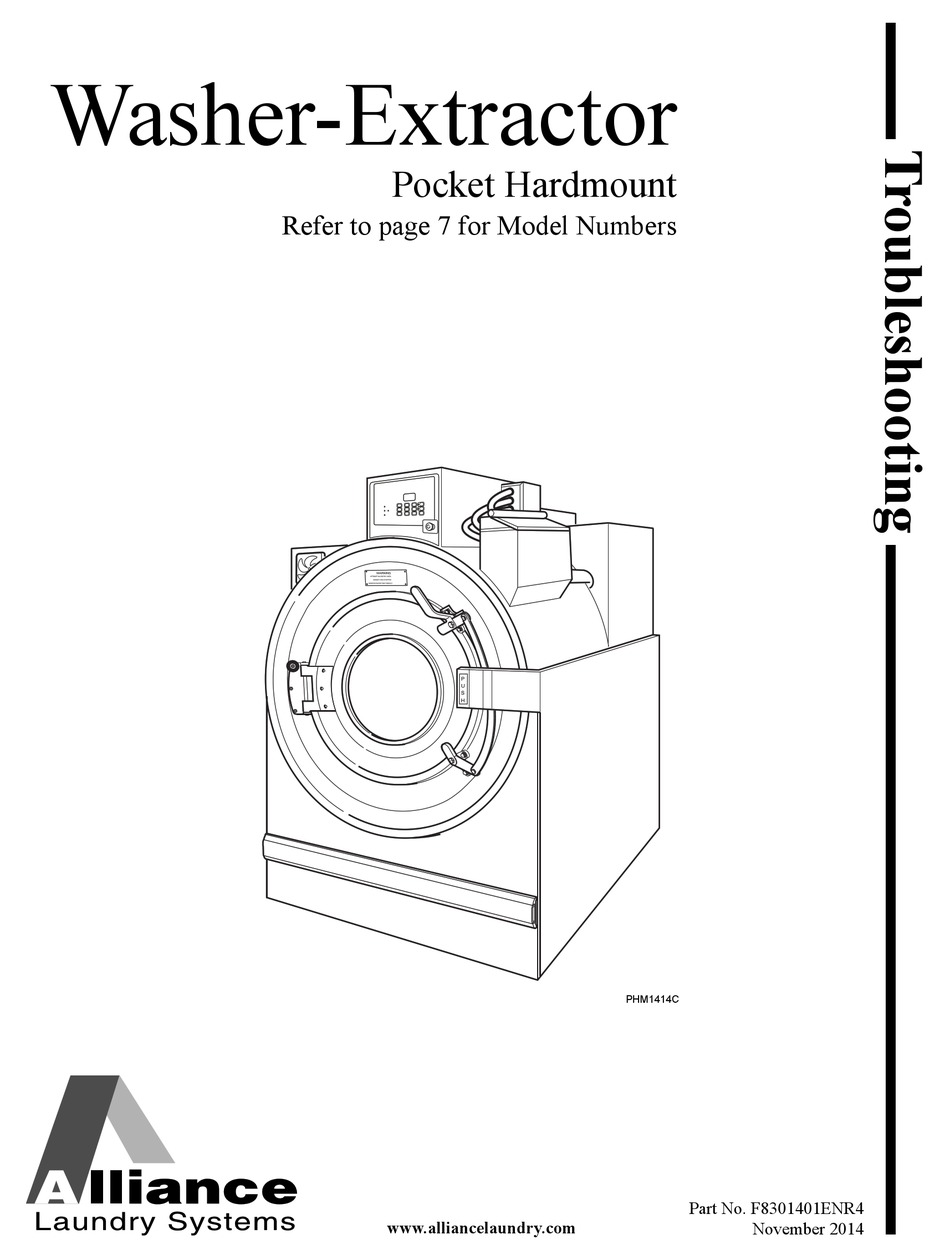 ALLIANCE LAUNDRY SYSTEMS UWL035K12 TROUBLESHOOTING MANUAL Pdf Download