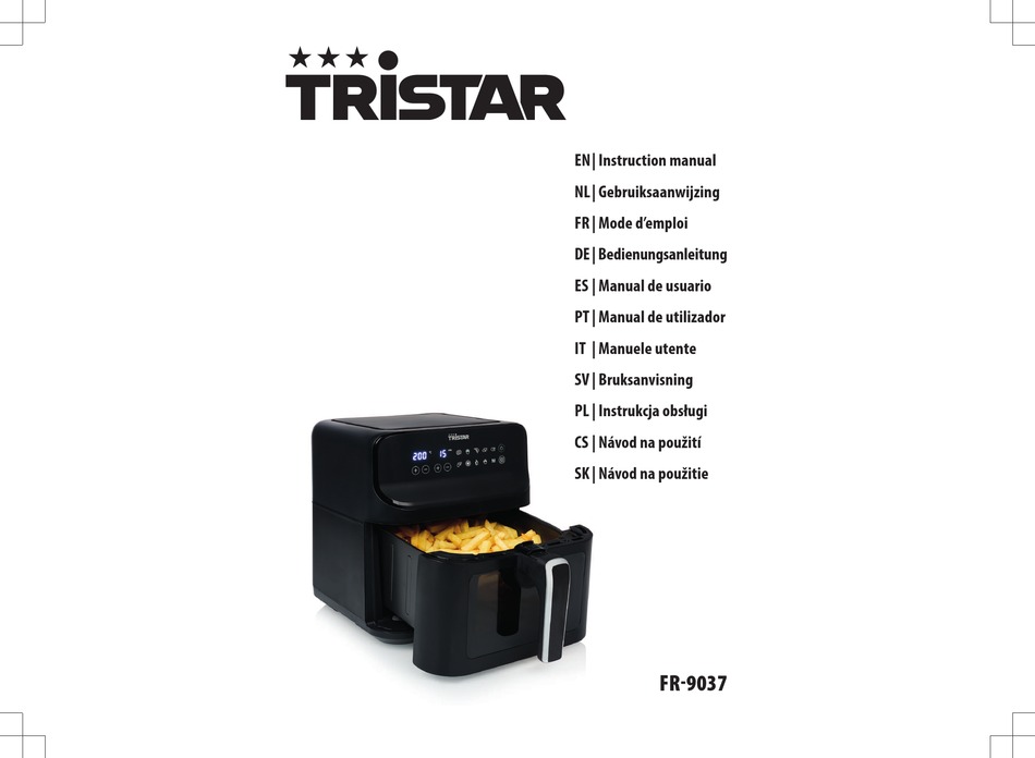 TRISTAR FR9037 INSTRUCTION MANUAL Pdf Download ManualsLib
