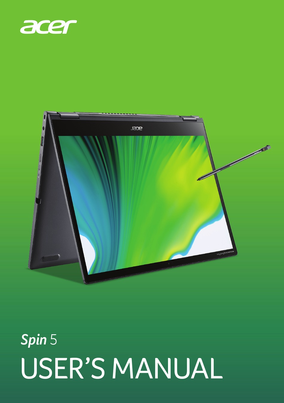 ACER SPIN 5 USER MANUAL Pdf Download ManualsLib