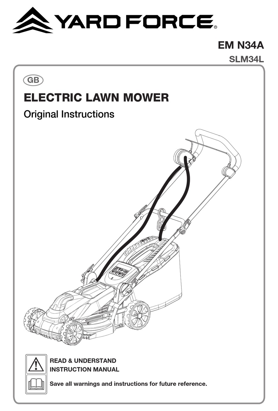 YARD FORCE EM N34A INSTRUCTIONS MANUAL Pdf Download ManualsLib