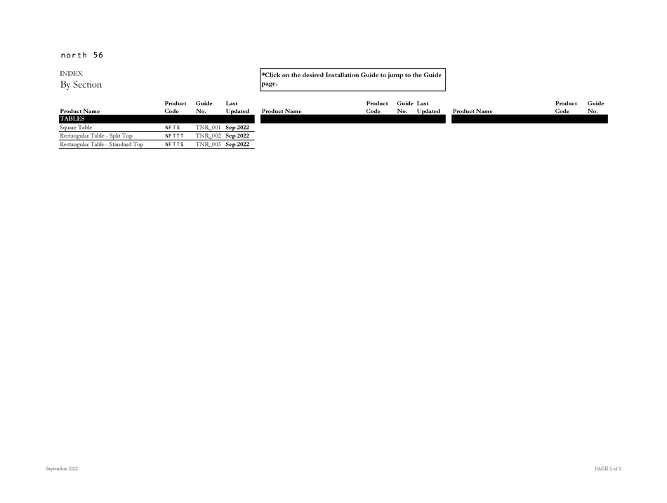 TEKNION NORTH 56 INSTALLATION MANUAL Pdf Download | ManualsLib