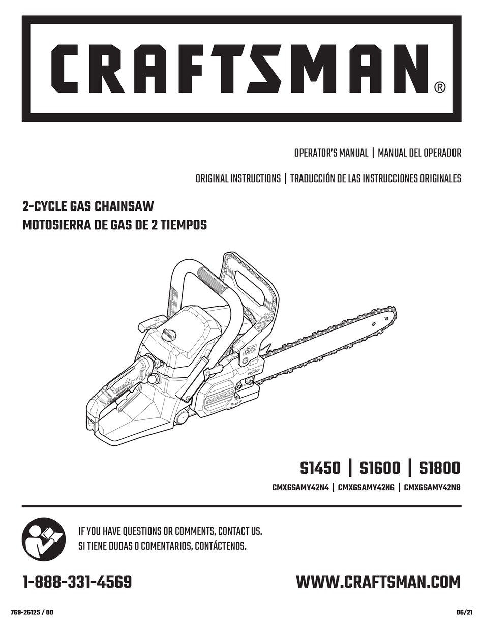 CRAFTSMAN S1450 OPERATOR'S MANUAL Pdf Download ManualsLib