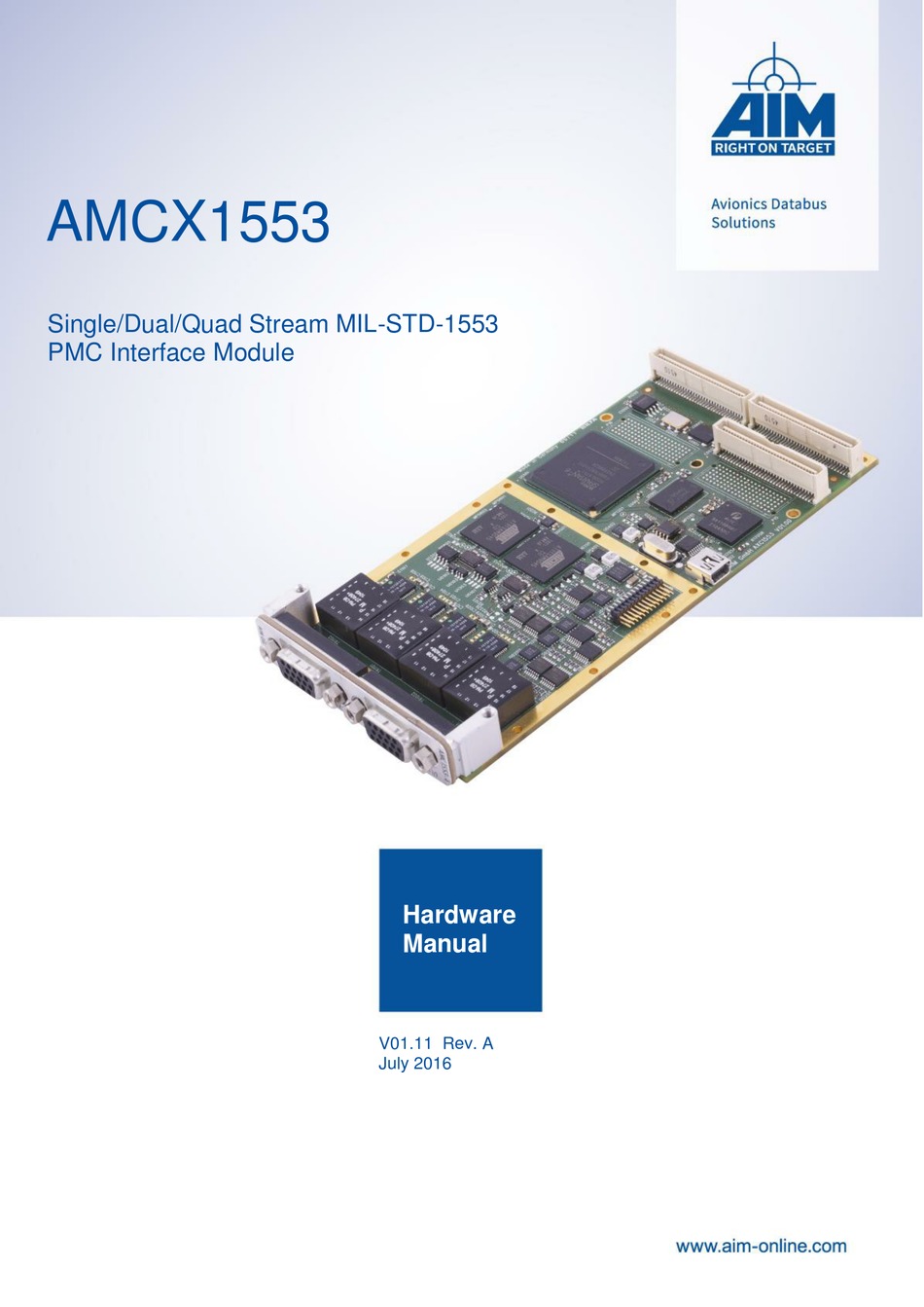 AIM AMCX1553 HARDWARE MANUAL Pdf Download ManualsLib