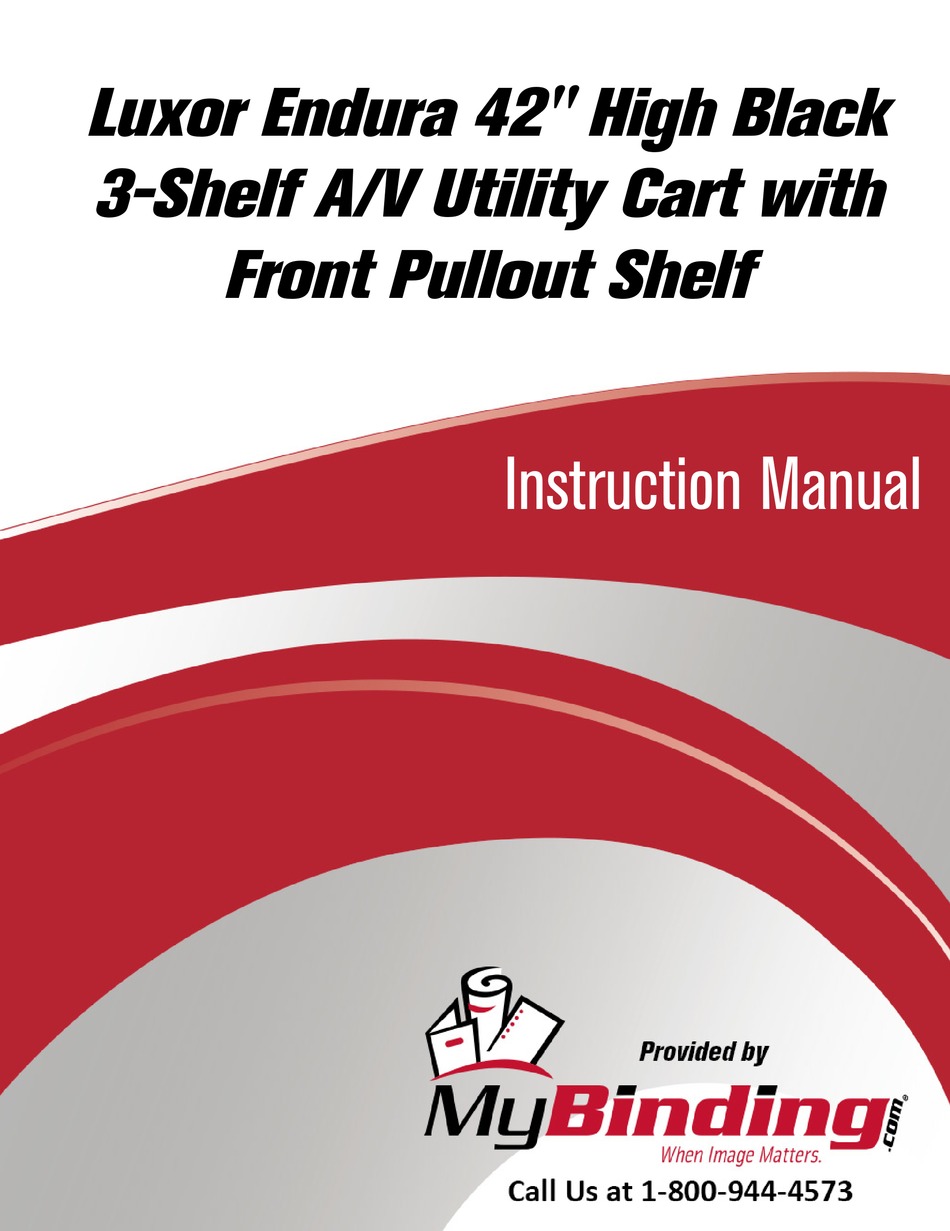 MYBINDING LUXOR LP42LE-B INSTRUCTION MANUAL Pdf Download | ManualsLib