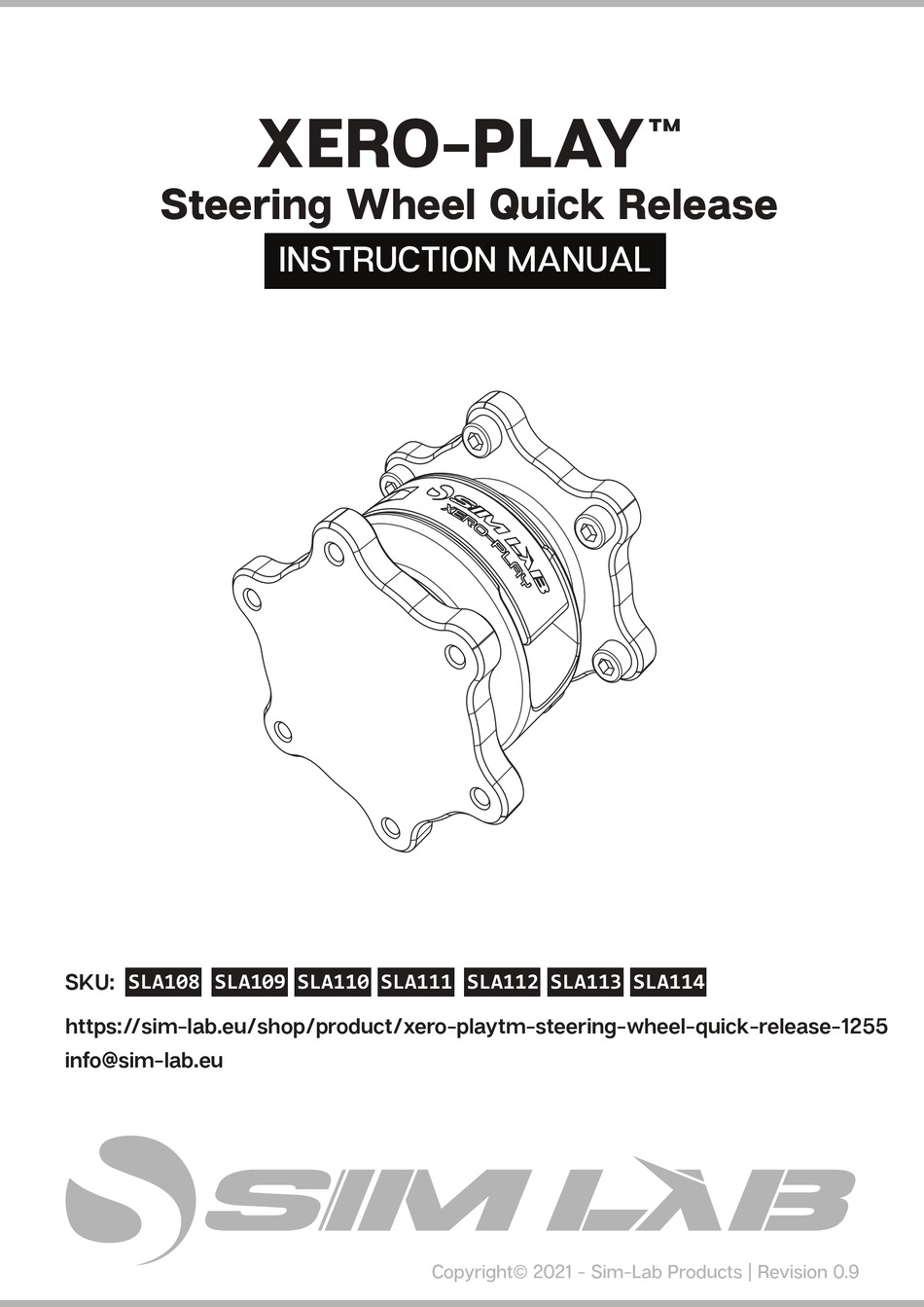 SIMLAB XEROPLAY SLA108 INSTRUCTION MANUAL Pdf Download ManualsLib
