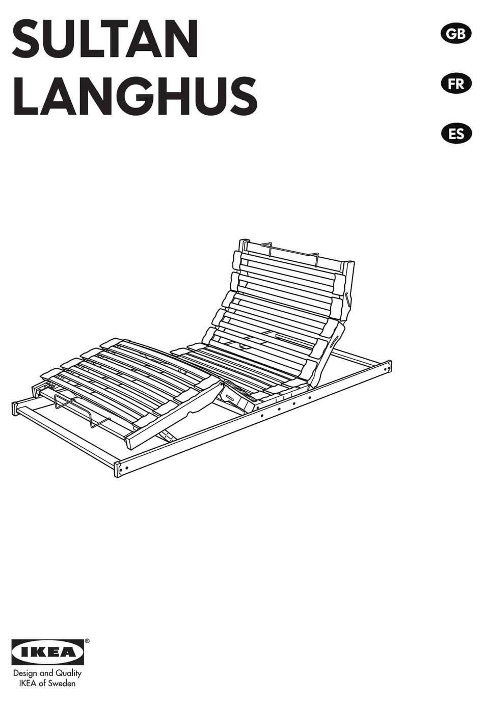 IKEA SULTAN LANGHUS MANUAL Pdf Download ManualsLib