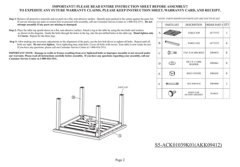 BACKYARD CREATIONS 2722191 ASSEMBLY INSTRUCTIONS Pdf Download ManualsLib