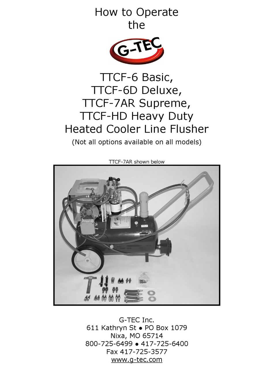 GTEC BASIC TTCF6 HOW TO OPERATE Pdf Download ManualsLib