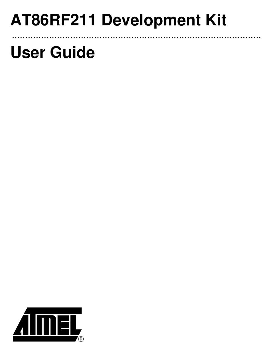 ATMEL AT86RF211 USER MANUAL Pdf Download | ManualsLib