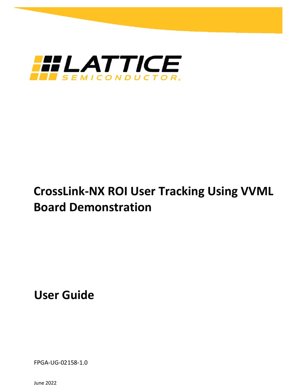 LATTICE SEMICONDUCTOR CROSSLINKNX USER MANUAL Pdf Download ManualsLib