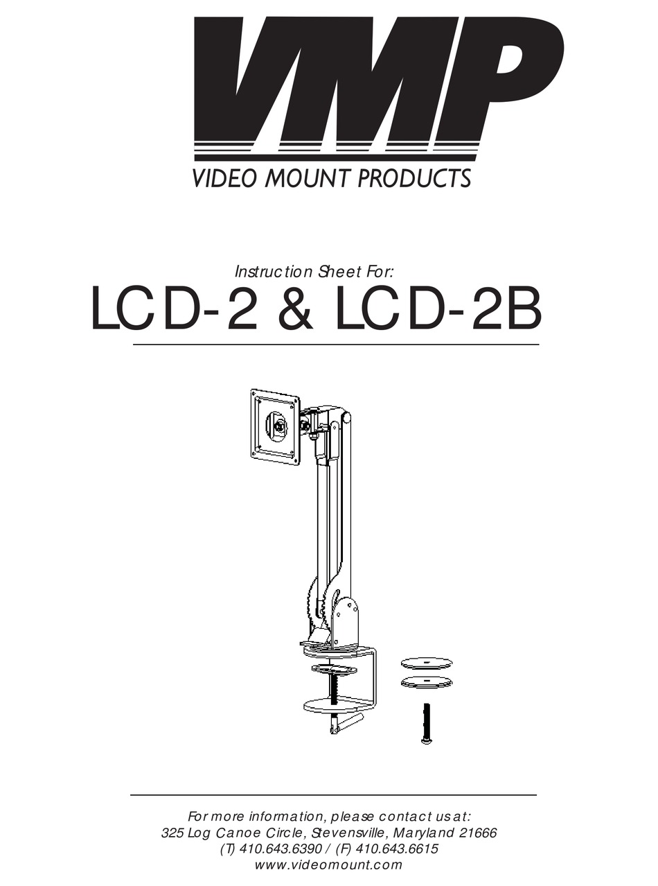 VMP LCD2 INSTRUCTION SHEET Pdf Download ManualsLib