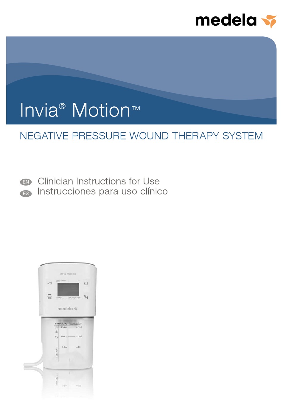 MEDELA INVIA MOTION 087.4000 CLINICIAN INSTRUCTIONS FOR USE Pdf