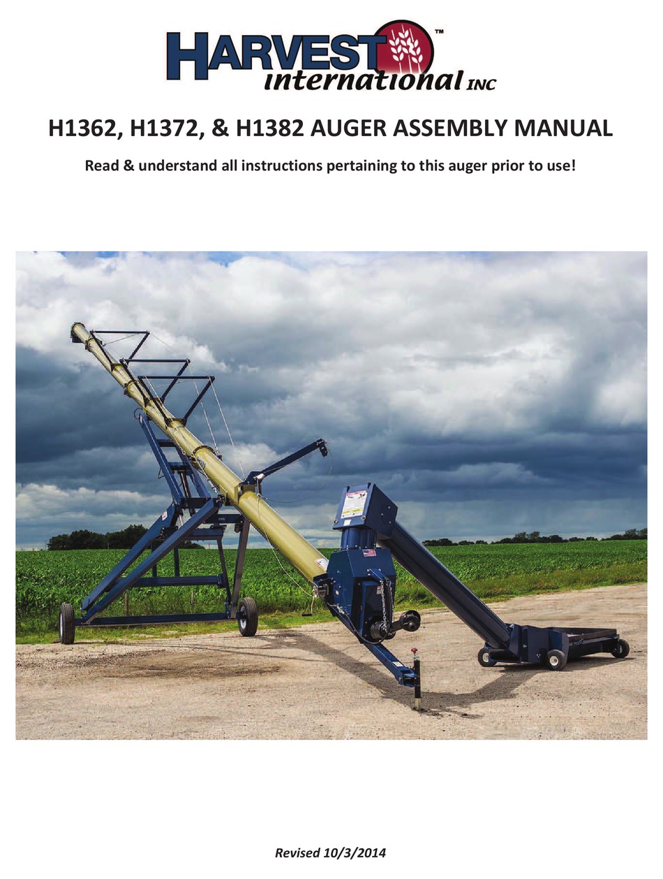 HARVEST H1362 ASSEMBLY MANUAL Pdf Download ManualsLib