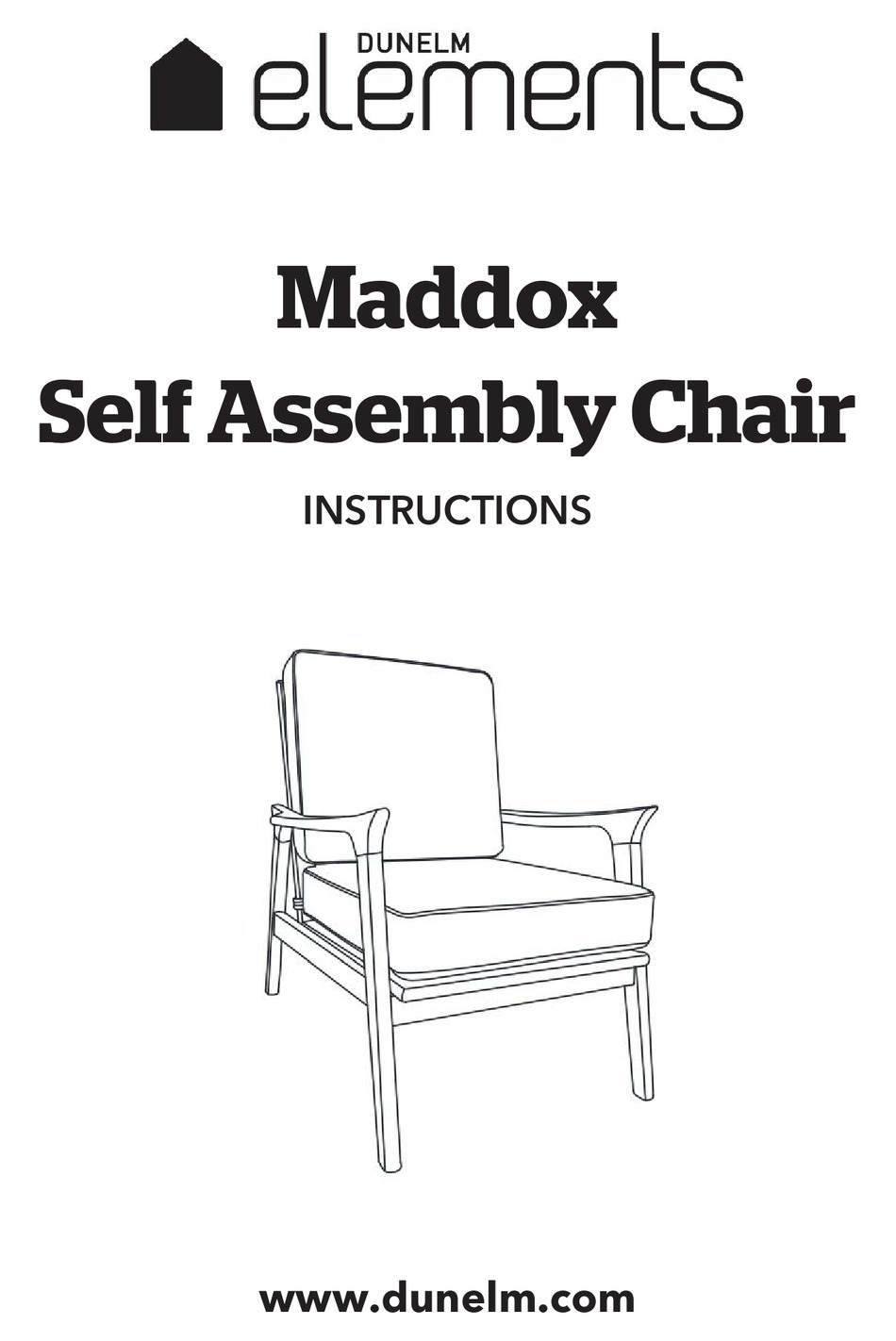 DUNELM MADDOX SELF ASSEMBLY CHAIR INSTRUCTIONS MANUAL Pdf Download