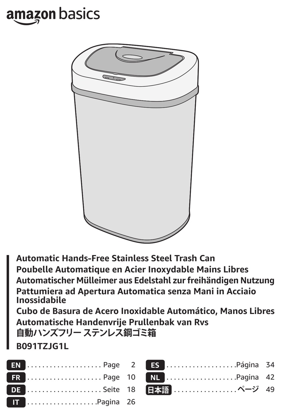 AMAZONBASICS B091TZJG1L MANUAL Pdf Download ManualsLib