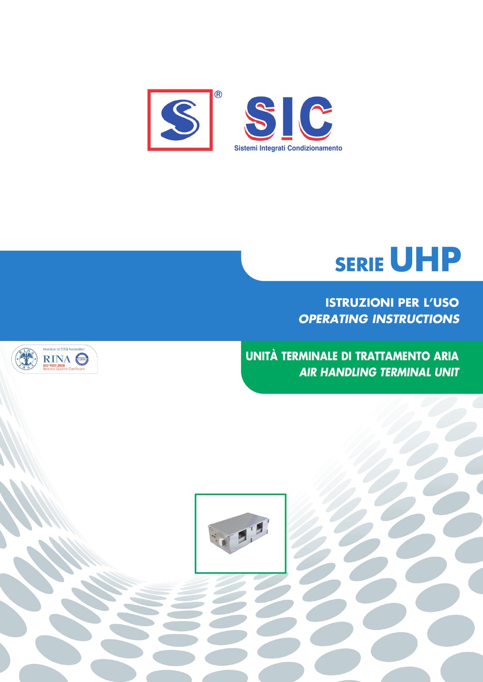 SIC UHP SERIES OPERATING INSTRUCTIONS MANUAL Pdf Download | ManualsLib