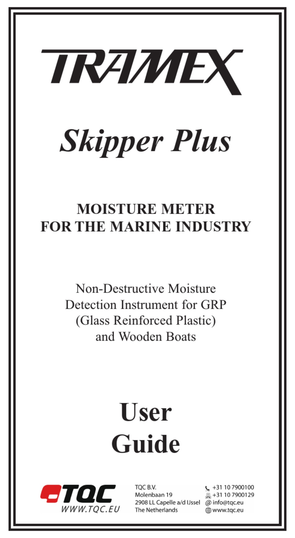 Skipper Plus, Moisture Meter for Boats