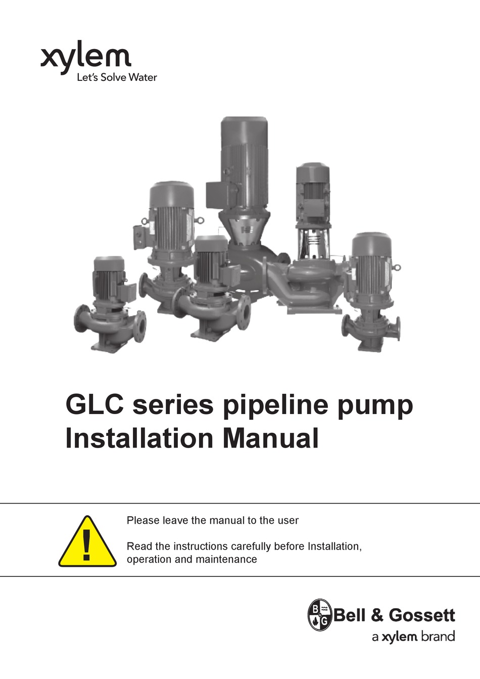 XYLEM BELL & GOSSETT GLC SERIES INSTALLATION MANUAL Pdf Download ...