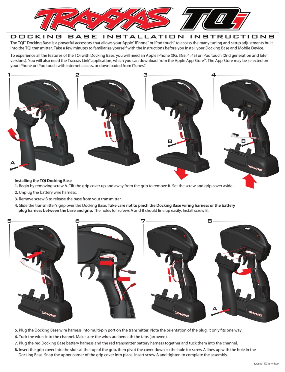 TRAXXAS TQI DOCKING BASE MANUAL Pdf Download ManualsLib